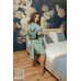Комплект ff-3559 жіночий спальний халат та сукня R-42035 ментол Виробник Одеса